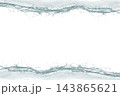 水のテクスチャーフレーム背景 143865621
