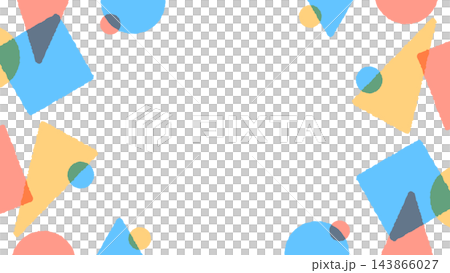 Geometric pattern frame, background, pop design, 16:9 aspect ratio. Geometric pattern frame, background, pop design, 16:9 aspect ratio. 143866027