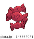 Illustration of Red Candies 143867071