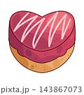 Illustration of Heart Cake 143867073