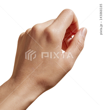 Close-up female hand isolated on transparent Close-up female hand isolated on transparent 143868185