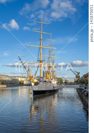 Buenos Aires Fragata Sarmiento Museum Ship Puerto Madero Golden Hour Buenos Aires Fragata Sarmiento Museum Ship Puerto Madero Golden Hour 143870051