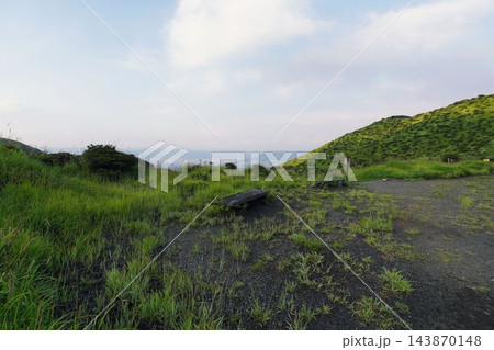 活火山の観光地 活火山の観光地 143870148