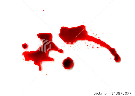 Blood drops. Red splattered stains Blood drops. Red splattered stains 143872077