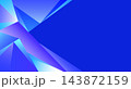 三角形を組み合わせたスタイリッシュな青色の背景素材 143872159