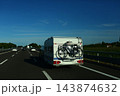 Motorhome Travel and Camping Holiday with Recreational Vehicle in Scenic Landscape Motorhome Travel and Camping Holiday with Recreational Vehicle in Scenic Landscape 143874632