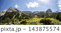 Panoramic landscape view, Coburger hut, Tyrol, Austria 143875574