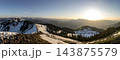 Panoramic landscape view, Seekarkreuz mountain, Bavaria, Germany 143875579