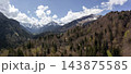 Panoramic view, lake Freibergsee, Bavaria, Germany 143875585