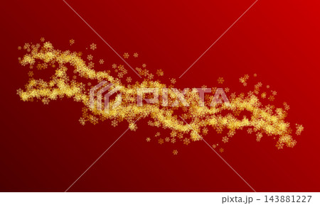 Elegant christmas background with golden snowflakes Elegant christmas background with golden snowflakes 143881227