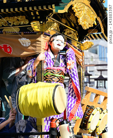 おかめ 山車 川越祭り おかめ 山車 川越祭り 143883397