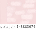 イラスト素材: 薄いピンク背景 143883974