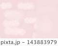 イラスト素材: 薄いピンク背景 143883979