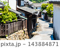 【重要伝統的建造物群保存地区】笠島　初夏の東小路の風景1　香川県丸亀市本島 143884871