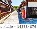 【重要伝統的建造物群保存地区】笠島　初夏のマッチョ通りの風景2　香川県丸亀市本島 143884876