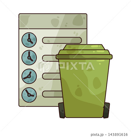 Illustration of Waste Schedule 143891616