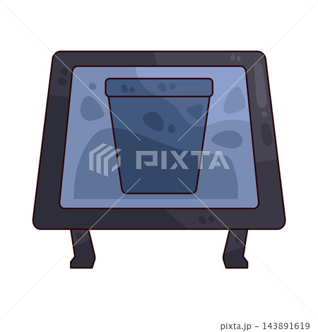 Illustration of Waste Monitor Illustration of Waste Monitor 143891619
