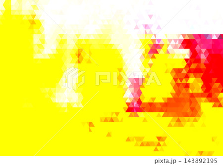 Abstract geometric background with vibrant yellow, orange, and red triangles, modern low poly vector illustration. Abstract geometric background with vibrant yellow, orange, and red triangles, modern low poly vector illustration. 143892195