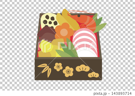 年菜的插畫素材 年菜的插畫素材 143893714
