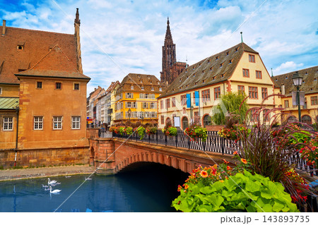 Strasbourg Petite France cityscape and river in Europe Strasbourg Petite France cityscape and river in Europe 143893735