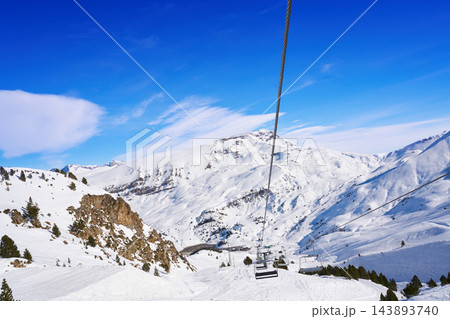 Cerler sky area in Pyrenees of Huesca Spain 143893740