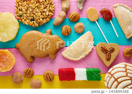 Mexican sweet cajeta tamarindo coconut puerquito 143894388
