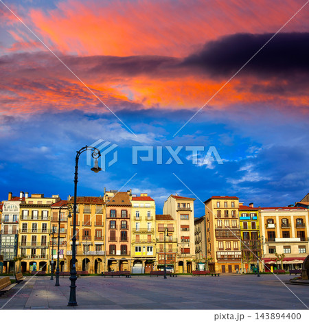 Pamplona Navarra Spain plaza del Castillo square Pamplona Navarra Spain plaza del Castillo square 143894400