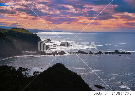 Playa del Silencio in Cudillero Asturias Spain Playa del Silencio in Cudillero Asturias Spain 143894770
