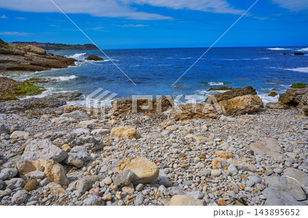 Antromero beach of Cristales glass stones Asturias Antromero beach of Cristales glass stones Asturias 143895652