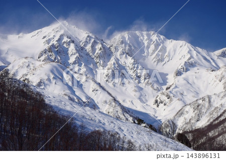 八方尾根から望む白馬の峰々 八方尾根から望む白馬の峰々 143896131