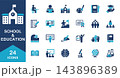 学校と教育に関するアイコンセット 143896389