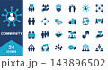 コミュニティに関するアイコンセット　 143896502