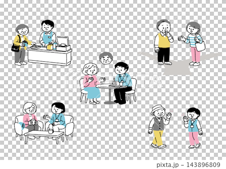 Five scenarios for monitoring and supporting the lives of the elderly in the community. Five scenarios for monitoring and supporting the lives of the elderly in the community. 143896809