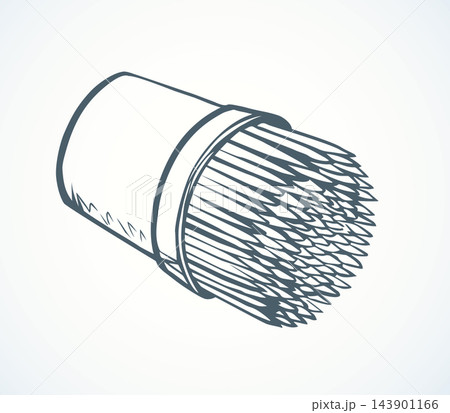 Toothpicks. Vector drawing icon sign Toothpicks. Vector drawing icon sign 143901166