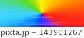 Rainbow RGB gradient. Multicolored wavelength. Spectrum bar palette. UV chart. Vector illustration 143901267