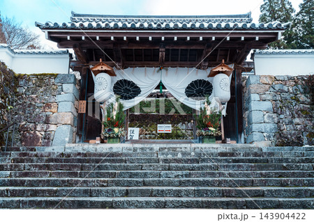 お正月の三千院 143904422