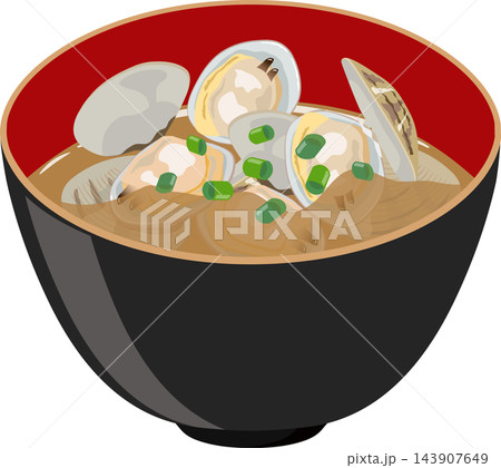 あさりの味噌汁 あさりの味噌汁 143907649