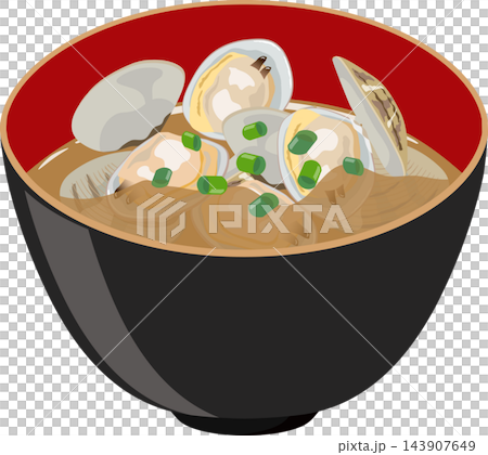 あさりの味噌汁 あさりの味噌汁 143907649
