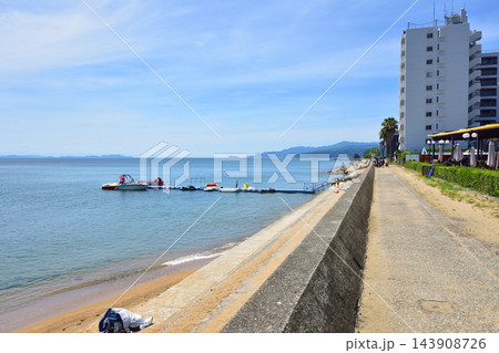 兵庫県洲本市安乎浜の風景(2024年夏) 143908726