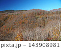 磐梯吾妻スカイラインの紅葉狩り　国見台より望む晩秋の風景 143908981