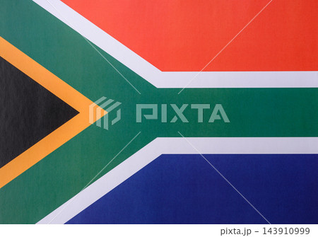 South Africa flag as a symbol of national independence. The South Africa flag South Africa flag as a symbol of national independence. The South Africa flag 143910999