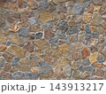 自然石を組み合わせた壁面テクスチャ 143913217