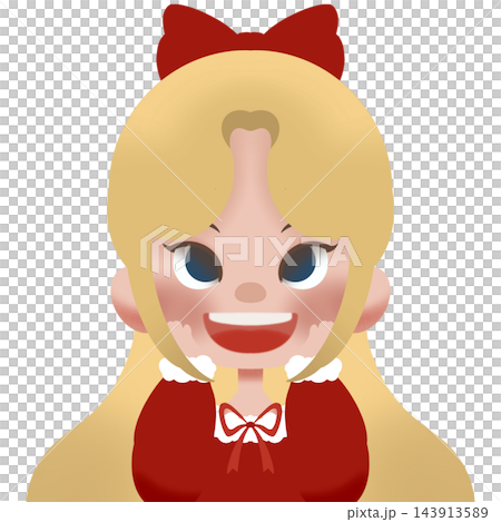 cute little girl in a red dress cute little girl in a red dress 143913589