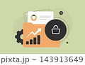 Customer expansion revenue grows as existing clients upgrade subscriptions. Upselling and cross-selling increase recurring income and account value for SaaS businesses, vector illustration 143913649