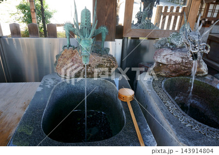 真清田神社 神水舎の吐水龍 真清田神社 神水舎の吐水龍 143914804