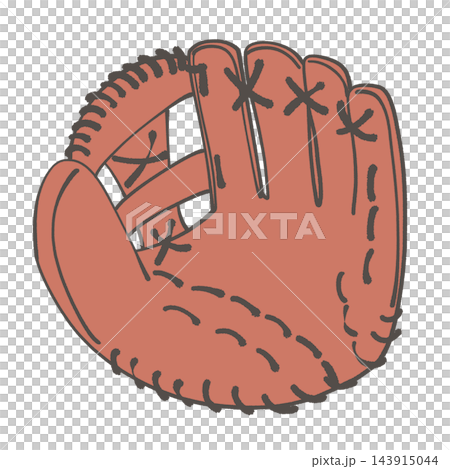 野球グローブのイラスト 野球グローブのイラスト 143915044