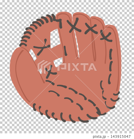 Baseball glove illustration Baseball glove illustration 143915047