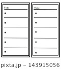 シンプル　todoリスト 143915056