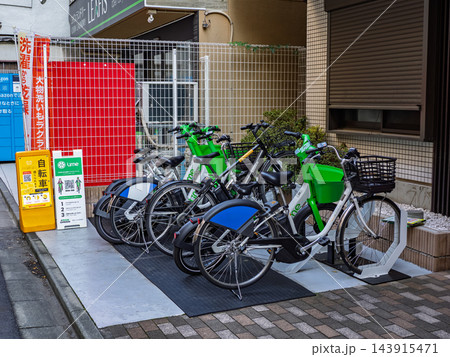 LimeとHELLO CYCLINGのシェアサイクル共用ポート LimeとHELLO CYCLINGのシェアサイクル共用ポート 143915471