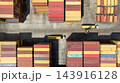 Aerial view cargo containers terminal shipping yard, Transportation logistics of international container cargo shipping, Global business logistic transportation container cargo international. 143916128